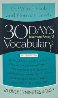 Image of 30 Days TO MORE POWERFUL VOCABULARY