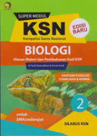 Image of KSN BIOLOGI 2 BIOLOGI ANATOMI FISIOLOGI TUMBUHAN & HEWAN