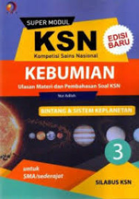 Image of KSN KEBUMIAN 3 BINTANG DAN SISTEM KEPLANETAN