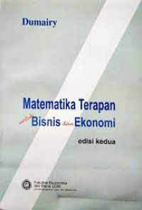 Image of Matematika Terapan untuk Bisnis dan Ekonomi
